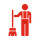 icon of cleaning 40 x 40 px